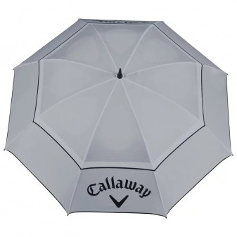 PARAPLUIE CALLAWAY SHIELD 64'' DOUBLE CANOPY GRIS 